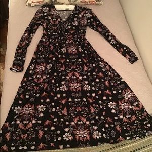 Midi patterned dress
